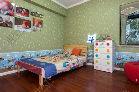 儿童房卧室效果图