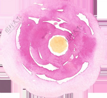 蛋黄花蕊卡通透明装饰素材