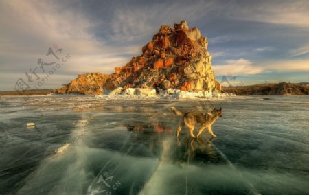 冰天雪地冬天雪景