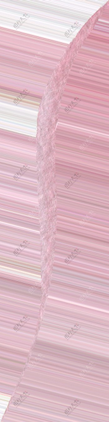 粉色长条柳叶卡通水彩透明素材