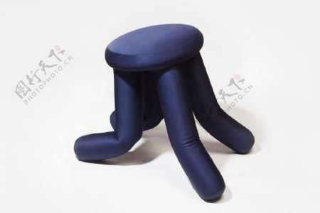 蓝色趣味的章鱼椅子jpg