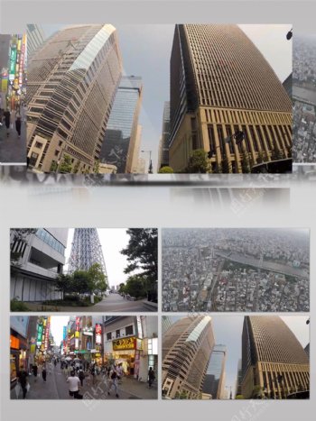 日本东京生活环境旅游景点实景实拍