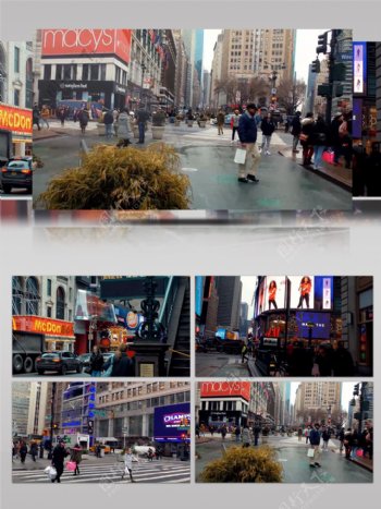 纽约市2018曼哈顿城市街头实拍