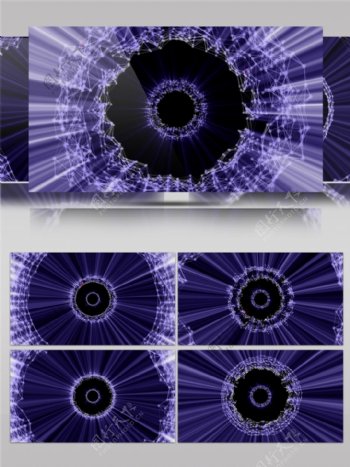 紫色星际光束高清视频素材