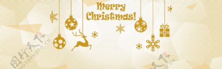 麋鹿铃铛圣诞背景