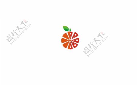 柚子设计元素标志