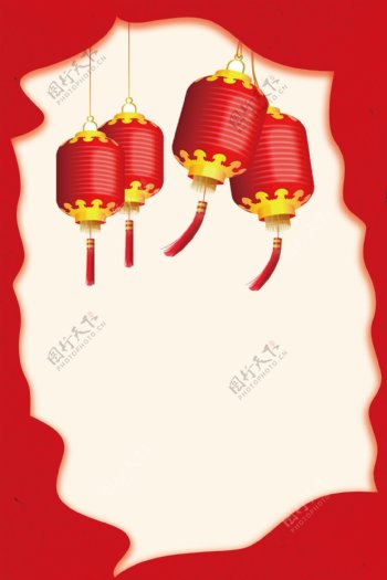 喜庆中国风春节海报背景