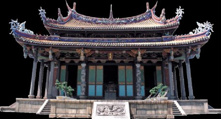 中式古代建筑宫殿png元素