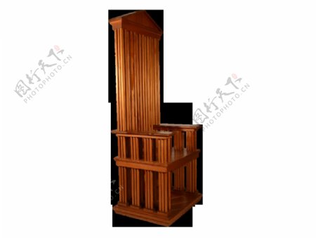 木质高椅png元素