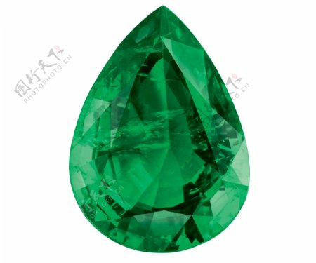 绿色水晶钻石png元素