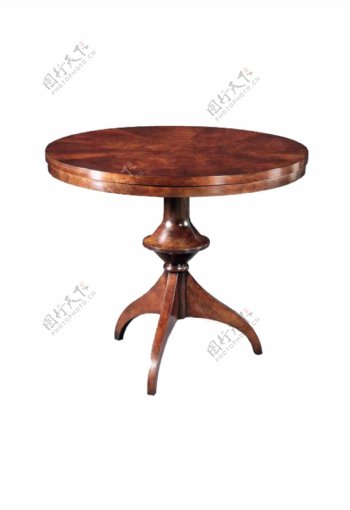 创意圆形木质桌子