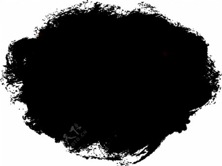 抽象黑色水墨元素