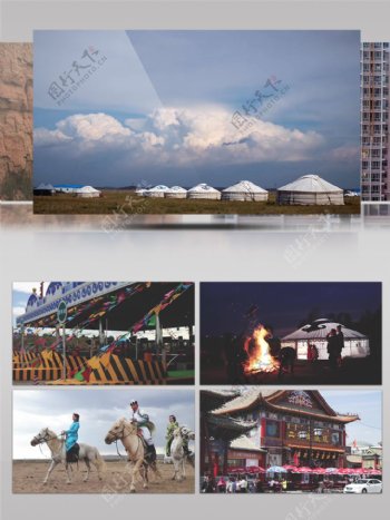 4k大美中国旅游风光蒙古风情