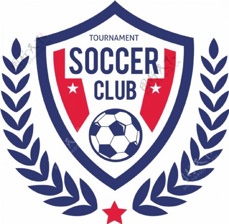 足球俱乐部logo模板