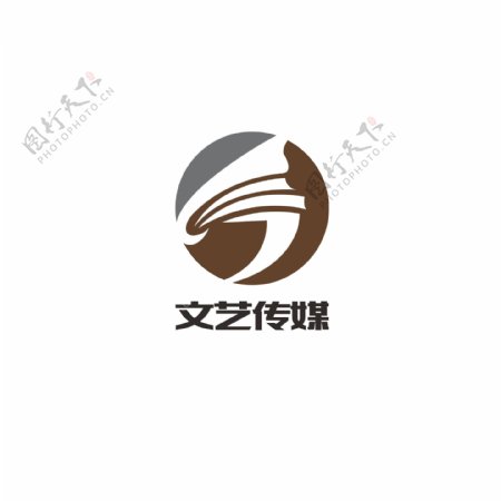文艺传媒logo设计