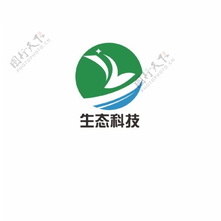 生态科技logo设计