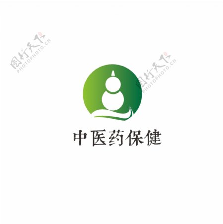 中医药保健logo设计