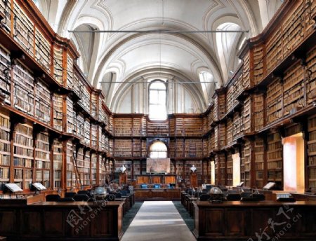 欧式传统图书馆