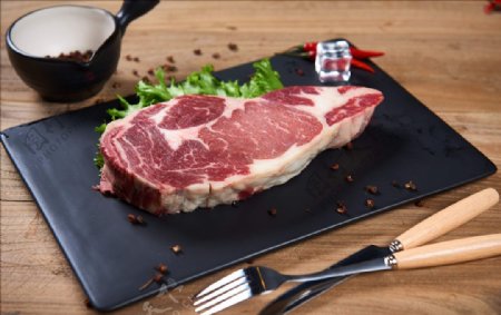 牛排美食健康特写牛肉