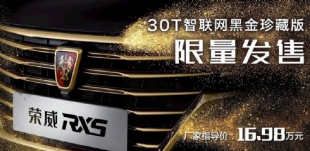 RX5黑金版车顶牌
