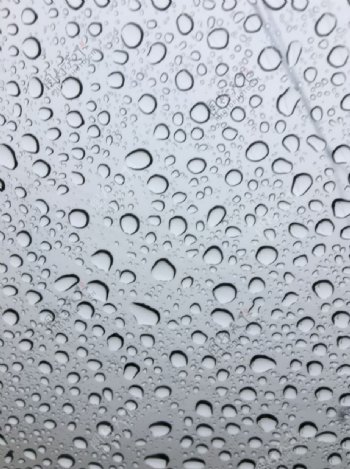 雨滴玻璃雨滴水滴