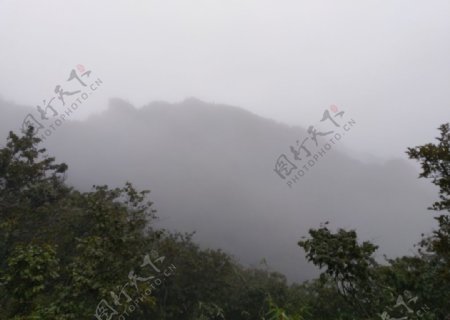 壮丽的高山风景