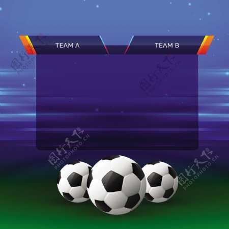 矢量足球运动图设计背景