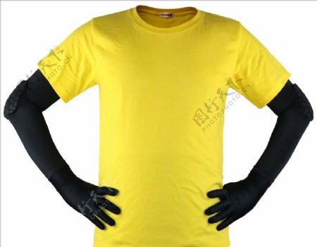 黄色衣服T恤DIY定制