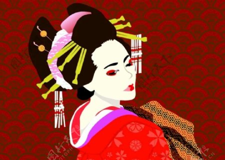 日本艺妓东京京都昭和奈良和风