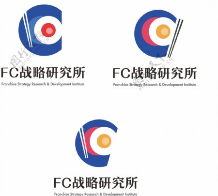C韩国料理logo设计
