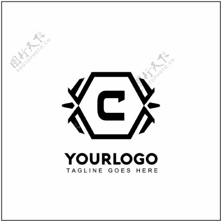 简约风互联网科技服装类通用logo