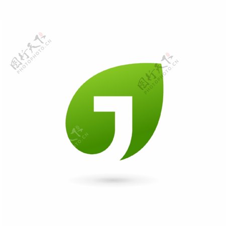绿色能源标识logo互联网logo