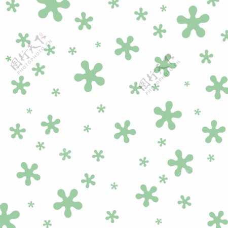 原创绿色花瓣图案小清晰背景可商用