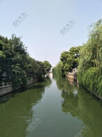 江南风景绿道河边