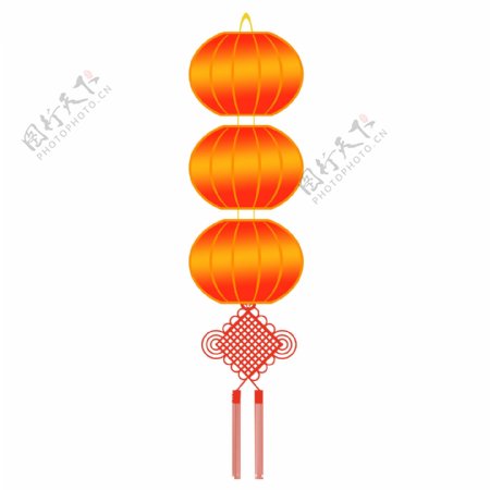 春节节庆喜庆庆祝欢乐元素灯笼