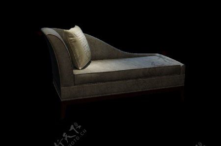 欧式风格沙发座椅模型