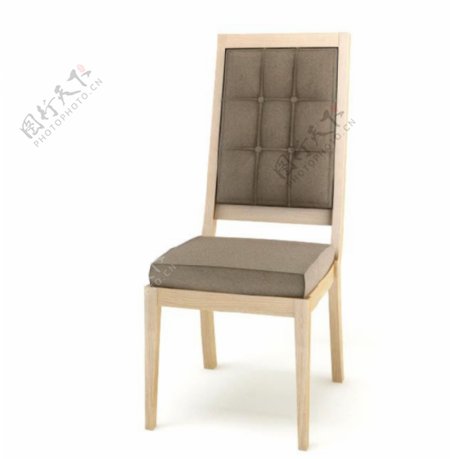 木质舒适椅子3d模型