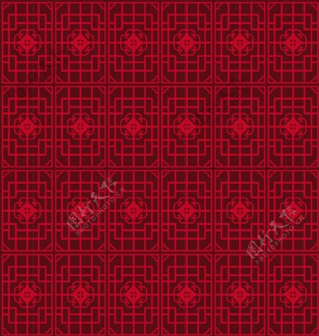喜庆红色中国传统纹理背景矢量