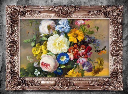 欧美古典花卉油画