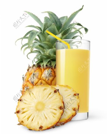 菠萝和菠萝果汁