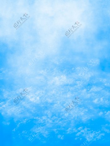 蓝天白云广告背景素材图PSD分层