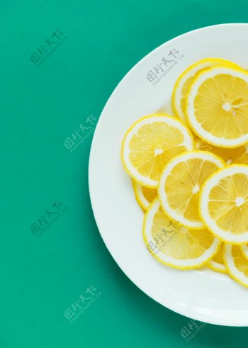 黄色的柠檬