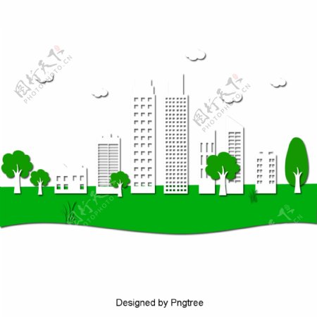 绿色城市高层建筑创意设计材料