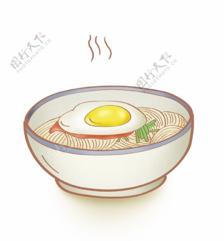 中式餐饮美食鸡蛋面