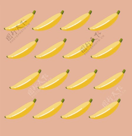 水果店香蕉排列背景元素