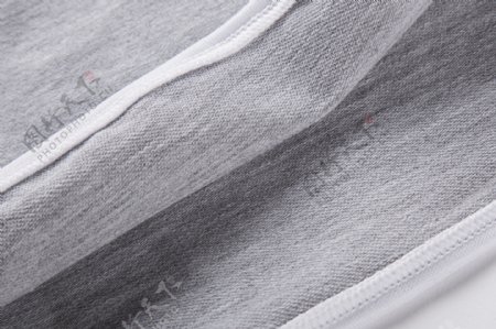 灰白条纹运动裤实物图摄影图3