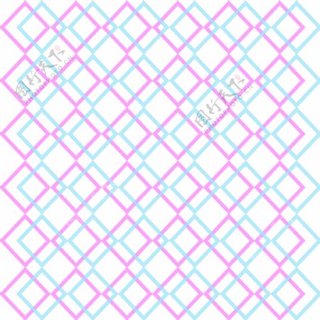 撞色炫彩粉蓝几何形背景网格