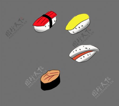 日本风情美食插画