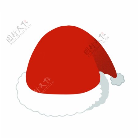 红色的圣诞帽子插画