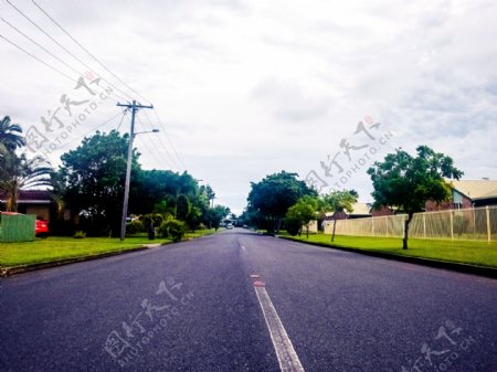 澳洲的柏油马路照片